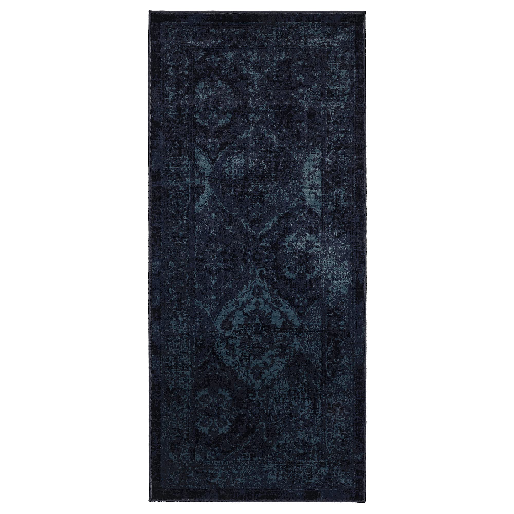 IKEA VONSBÄK Rug, Low Pile, 80x180 cm, Dark Blue: Buy Online at